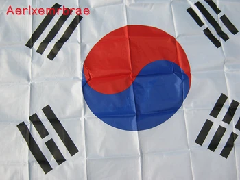 Nemokamas pristatymas aerxemrbrae vėliavos 90 x150cm Pietų Korėja korėjos Vėliavos Banner Vėliavos Aukštos Kokybės Poliesterio Audiniai