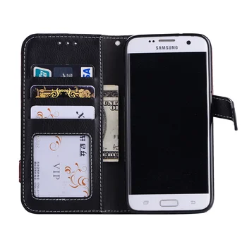 Nephy Prabanga Apversti Odinis mobiliojo Telefono dėklas, skirtas Samsung galaxy S8 S9 Plus S7 S6 krašto Note8 S6edge S7edge Piniginės Savininkas Galinį Dangtelį