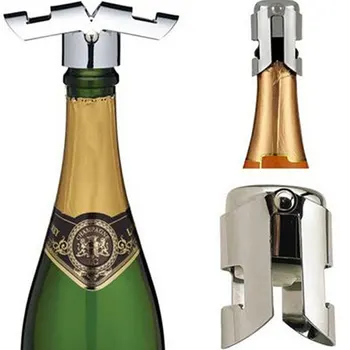 Nerūdijančio Plieno Šampano Vyno Butelio Kamštis Nešiojamų Gruntas Baras Kamštis Vyno Kamščiu, Putojantis Vynas, Šampanas Bžūp 301-0617