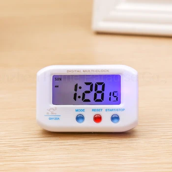 Nešiojamas Kišenėje, Skaitmeninis Laikrodis-Žadintuvas Mini LED Laikrodžiai Laikmatis Chronometras Elektroninių Stalo Laikrodis Su Atidėjimo Apšvietimas