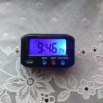Nešiojamas Kišenėje, Skaitmeninis Laikrodis-Žadintuvas Mini LED Laikrodžiai Laikmatis Chronometras Elektroninių Stalo Laikrodis Su Atidėjimo Apšvietimas