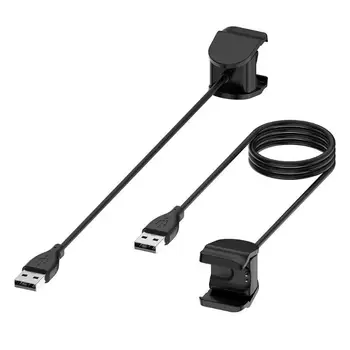 Nešiojamas USB Įkrovimo Kabelis Mi juosta 4/fenix6s/Garbės Juosta 5/fitbit įkvėpti HR/Fitbit Mokestis 3 Smart Žiūrėti Įkroviklis Adapteris