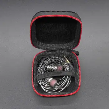 Nešiojamų Ausinių Maišelis Mini Užtrauktukas Aikštėje Sunku Laikymo Dėžutė laisvų Rankų įranga Atveju, SD TF Kortelės Aseismic Drėgmei Ausinių Maišelis