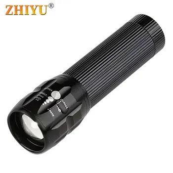 Nešiojamų LED Žibintuvėlis 3 AAA Baterijos Mini Flash Šviesos Zoomable Kempingas Dviratį Naudoti Lauko sąlygomis 3 Rūšių Fakelas Pėsčiųjų Lempos Didmeninės