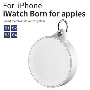 Nešiojamų Magnetinio Belaidis Kroviklis Indukcijos Apple Žiūrėti 1 2 3 4 Serijos Usb Power Apmokestinimo IWatch Su Keychain