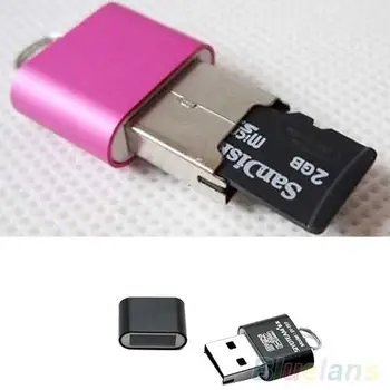 Nešiojamų OTG Cardreader Mini USB 2.0 Micro SD TF T-Flash Atminties Flash Drive Adapter Kortelių Skaitytuvas Compact Flash Kortelės Adapteris
