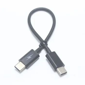 NinthQua 1PCS USB C Kabelio 20CM 3A Greitas Įkrovimas Usb Duomenų tipas-C Kabelio MacBook USB-C Mobiliojo ryšio Telefono Kabelis