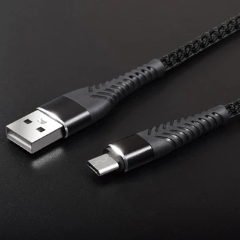 NOHON Micro USB Kabelis Didelės Tempimo Greitai Įkrauti Kabeliu 1M 2M 3M Samsung 