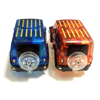 OCDAY Elektroninių Automobilių Žaislas LED lemputės Automobiliams Švyti Lenktynių Trasoje Mirksi Vaikas Geležinkelio Šviesos Mašina Bėgių Automobilių brinquedos