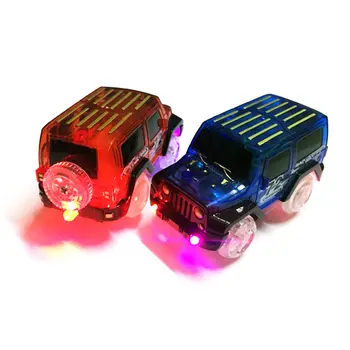 OCDAY Elektroninių Automobilių Žaislas LED lemputės Automobiliams Švyti Lenktynių Trasoje Mirksi Vaikas Geležinkelio Šviesos Mašina Bėgių Automobilių brinquedos