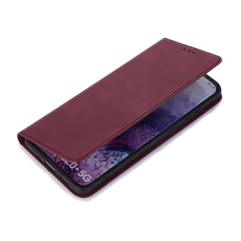 Odos Flip Case For Samsung S20 S21 Plius S8 S9 S10 S7Edge Pastaba 8 9 10 20 Ultra Magnetas Stovi Galaxy J4 J6 Plius 2018 Telefono Coque