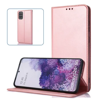 Odos Flip Case For Samsung S20 S21 Plius S8 S9 S10 S7Edge Pastaba 8 9 10 20 Ultra Magnetas Stovi Galaxy J4 J6 Plius 2018 Telefono Coque