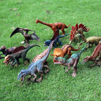 Oenux Klasikinis Juros periodo Mėsėdžių Pterodactyl Archaeopteryx T-Rex PVC Dinozaurų Pasaulio Gyvūnų Modelio Veiksmų Skaičiai Žaislas Vaikams