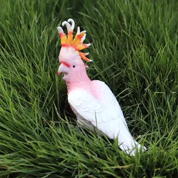 Oenux Klasikinis Paukščių Gyvūnų Flamingas Papūga Jūros Mew Povas Pelėda Stručių Modelio Kietojo PVC Veiksmų Skaičiai Miniatiūriniai Švietimo Žaislas