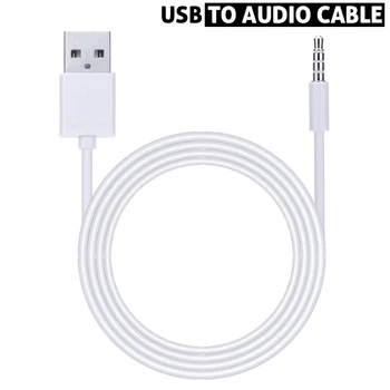 Onsale 1pc 100cm Garso Male į USB Male Kabelio 3.5 AUX Audio Male Kištuko Lizdas, USB 2.0 Male Mokestis, Kabelio Adapteris Laido