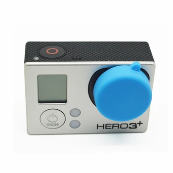 ORBMART Eiti Pro Fotoaparato Priedai Apsauginis Silikoninis Objektyvo Dangtelis Atveju Padengti GoPro Hero 4 3+ 3 Sportas Veiksmo Kameros
