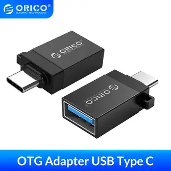 ORICO C Tipo Vyras su USB3.0 Moterų Konverteris su OTG Funkcija USB3.0 5Gpbs Perdavimo koeficientas Virvelę Dizaino Už Telefoną, Tabletės