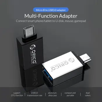 ORICO OTG Micro B USB3 Adapteris.0 Micro b OTG Konverteris Įkrovimo Duomenų Sinchronizavimo už Telefoną, tabletės