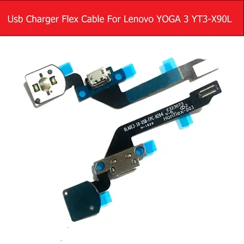 Originali USB įkroviklis flex kabelis Lenovo JOGOS Tab3 Pro X5-Z8500 YT3-X90F įkrovimo lizdas port jungtis, flex juostelės pakeitimo