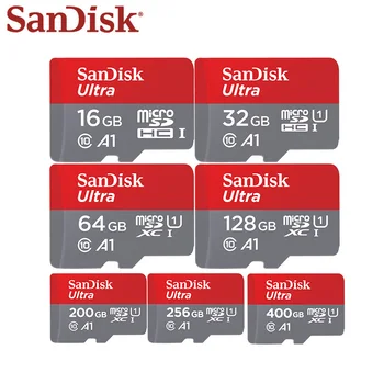 Originalios Sandisk Micro SD kortelės Class10 TF Kortelė 16gb 32gb 64gb 128gb 400gb 100MB/s Atminties Kortelę Samrtphone Ir Tablet PC