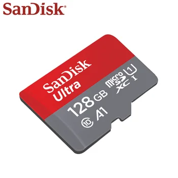 Originalios Sandisk Ultra Atminties Kortelė 16GB 32GB 64GB 128GB 200GB 256 GB Greitis 100MB/s Micro SD Kortelė TF Kortelę Telefono C10