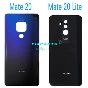 Originalus Huawei Mate 20 Lite Baterijos Dangtelis Galinio Stiklo Plokštės Galinės Durys Būsto Atveju, Huawei Mate 20 Pro Akumuliatoriaus Dangtelį Mate20