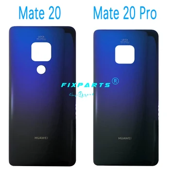Originalus Huawei Mate 20 Lite Baterijos Dangtelis Galinio Stiklo Plokštės Galinės Durys Būsto Atveju, Huawei Mate 20 Pro Akumuliatoriaus Dangtelį Mate20