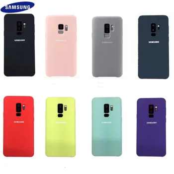 Originalus Samsung Galaxy S7 S7edge/S8 S9 S10 Plius S10E Silikono Atveju Apsauginį Dangtelį coque už S10 lite S9 + P8+ su logo
