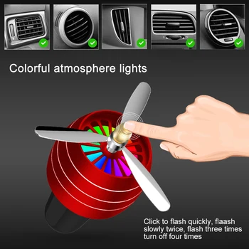 Oro Gaiviklis Automobilio Kvapas LED Mini Kondicionavimo Angos Kvepalai Įrašą Šviežių Aromaterapija Kvepalų Lizdo Kvepalai Įrašą Ventiliacijos Angos