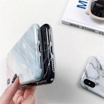 Ottwn Marmuro Akmens Tekstūros, Telefono dėklas Skirtas iPhone 12 Mini Pro Max 11 Pro Max X XR XS Max 7 8 6s Plus SE 2020 m., Minkštas DTD Galinį Dangtelį
