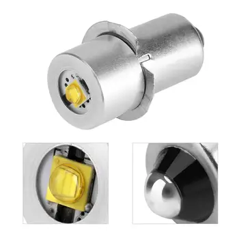 P. 13.5S Bazės 3W LED Atnaujinti Lemputė Maglite Pakeitimo Lempučių Žibintuvėlis Žibintuvėlis, LED Lemputės, Lempos, Avariniai Darbai, Šviesos, Maglite