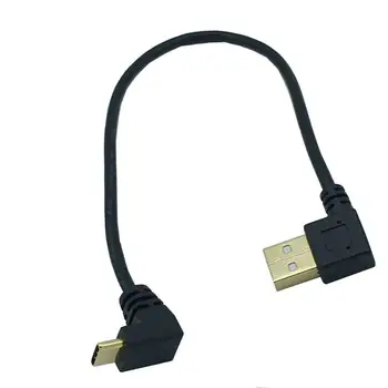 Paauksuoti Iki Kampas USB2.0 (Tipas A) Vyrų ir USB3.1 (Tipas C)Vyrų Up & Dwon Kampas USB Duomenų Sync & Charge Cable Jungtis