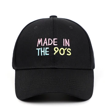 PADARYTA 90-ŲJŲ beisbolo kepuraitę hip-hop siuvinėjimas medvilnės, kad reperis tėtis skrybėlę lauko streetwear snapback vyrų skrybėlę vyrų sporto bžūp