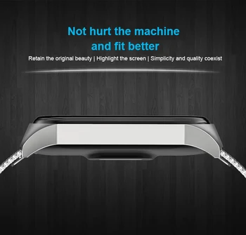 Pakeisti Dirželį Xiaomi Mi Juosta 5 Dirželis Metalo Rankogaliai Nerūdijančio Plieno Apyrankė Smart Žiūrėti Riešo Mi Juosta 5 Dirželis
