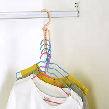 Paltų pakabos drabužių Kūrybos sukasi rankena, 5-tvirtinimo taškai vėjo pakaba baby Vaikų drabužių klasifikacija organizatorius karšto pardavimo