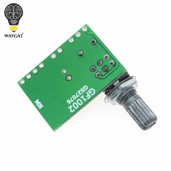 PAM8403 mini 5V skaitmeninis stiprintuvas lenta su jungikliu potenciometras gali būti USB powered