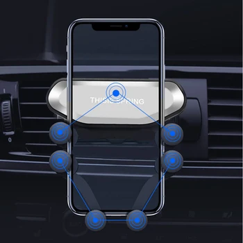 Paramos išmanųjį telefoną voiture Automobilinis Telefono Laikiklis Ventiliacijos Mobiliojo Automobilio Savininkas Ląstelių Stovėti Huawei 30/P20 Pro mate 20 10 Garbę 10i 9 8 7
