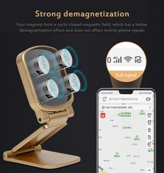 Paramos Sulankstomas Darbalaukio Tablet Stand Stalas Magneto Magnetinis Laikiklis Automobilinis Telefono Laikiklis iPhone