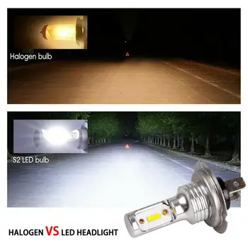 PARDAVIMO H7 LED Žibintų Lemputės Konversijos Rinkinys Hi/Lo Pluošto 55W 8000LM 6000K Super Ryškus Led Rūko žibintų Didmeninė Greitas Pristatymas CSV