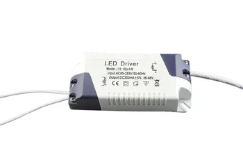 Pastovi Srovė LED Driver Skydelis Šviestuvai 3W 4-7W 8-12w 15-18W Adapter TransformerPower tiekimo