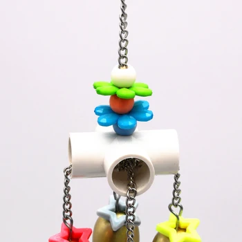Paukščių Kabinti Nerūdijančio Plieno Žaislas Su Žvangučiais Augintiniai Papūgos Juokingi Žaislai, Sūpynės Naminių Paukščių Sūpynės Ir Kramtyti Žaislas #15
