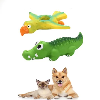 Paukščių Krokodilas Latekso Kramtyti Šuns Žaislas Gyvūnų Augintinių Girgždėti Žaislai