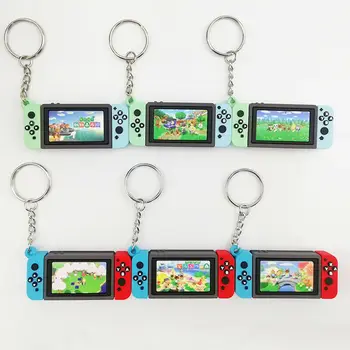 Pereiti Žaidimą Mašina Keychains Nintendo Jungiklis paketų prižiūrėtojų raktinę Žavesio Maišelį Pakabukas Minkšta Guma, PVC Raktų pakabukai