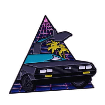 Peršlapęs neon gerumo DeLorean kaiščiai yra įsitikinkite, kad jums Atgal į Ateitį!