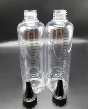 PET 230ml skysčio buteliukas su atsukite dangtelį ,baigimo butelis šilko spausdinimas plaukų gelis nemokamas pristatymas