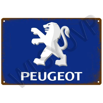 Peugeot Cool Automobilių Apnašas Metalo Derliaus Alavo Pasirašyti Shabby Chic Dekoro Metalo Ženklai Derliaus Baras Apdaila Metalo Plakatas Pub Metalo Plokštė