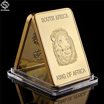 Pietų Afrikos Aukso Padengtą 1967 Fyngoud grynojo Aukso Monetų 100 Mills Storio Aukso Juosta Kolekcija