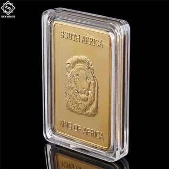 Pietų Afrikos Aukso Padengtą 1967 Fyngoud grynojo Aukso Monetų 100 Mills Storio Aukso Juosta Kolekcija
