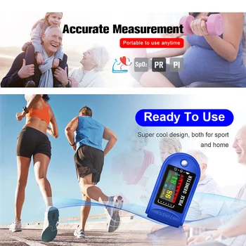 Piršto Pulse Oximeter Medicinos SpO2 PR Sveikatos Stebi Oximetro De Dedo saturatiemeter Kraujo Namų pulsoximeter oximeter OLED
