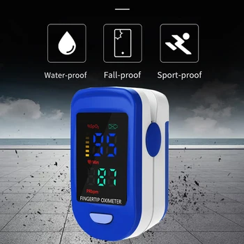 Pirštu Oximeter Skaitmeninį Piršto Pulse Oximeter Kraujo Deguonies Įsotinimo Metrų Piršto SPO2 PR Širdies ritmo Monitorius saturimetro